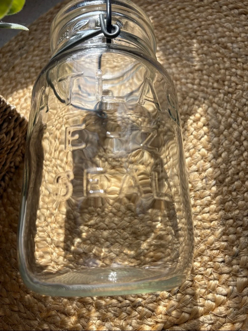Vintage Hazel Atlas Atlas E-Z Seal Glass Mason Jar